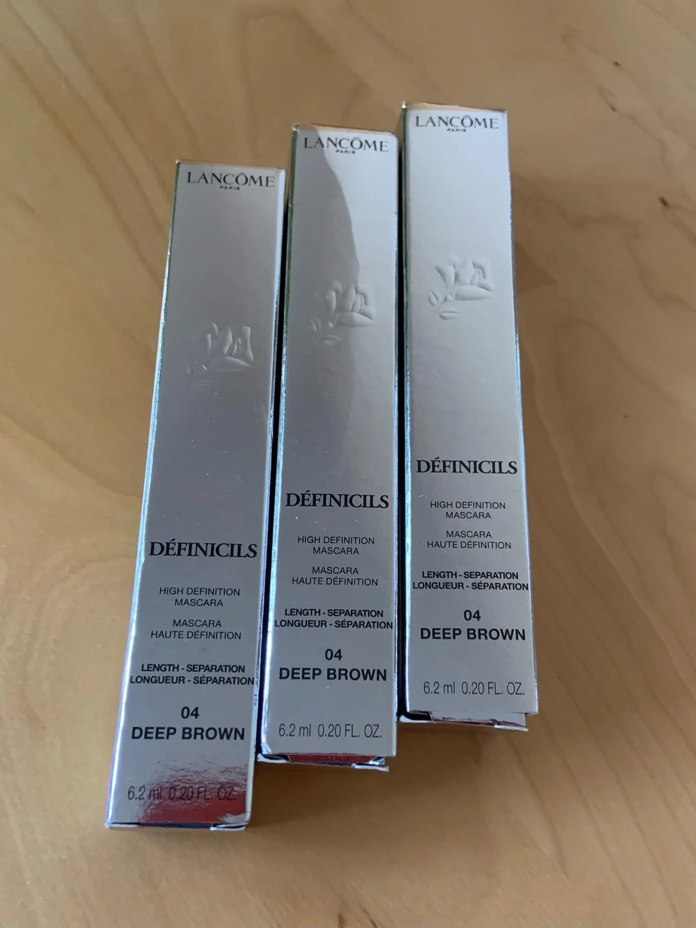 Lancome Définicils High Definition Mascara - Deep Brown (04) Set of 3